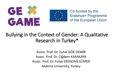 Partners from Akdeniz University in Turkey attended last 17-19 December 2021 a conference to present the GEGAME project in Berlin, Germany.